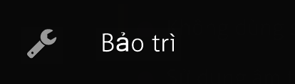 Biểu tượng Bảo trì