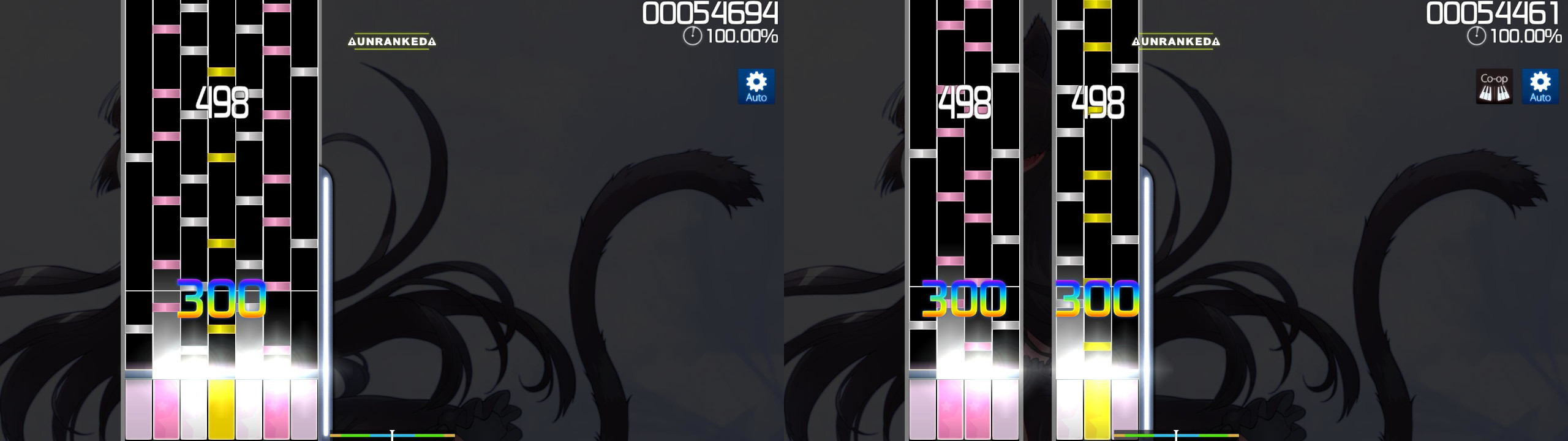 osu!mania-specific Co-op gameplay comparison