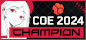 COE x Yuki Aim 2024 1v1 Tournament winner badge