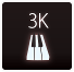 Значок мода 3K